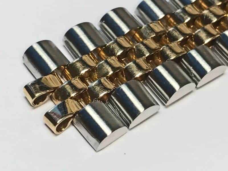 Rolex band stretch repair. Jubilee and Oyster bracelets repair.